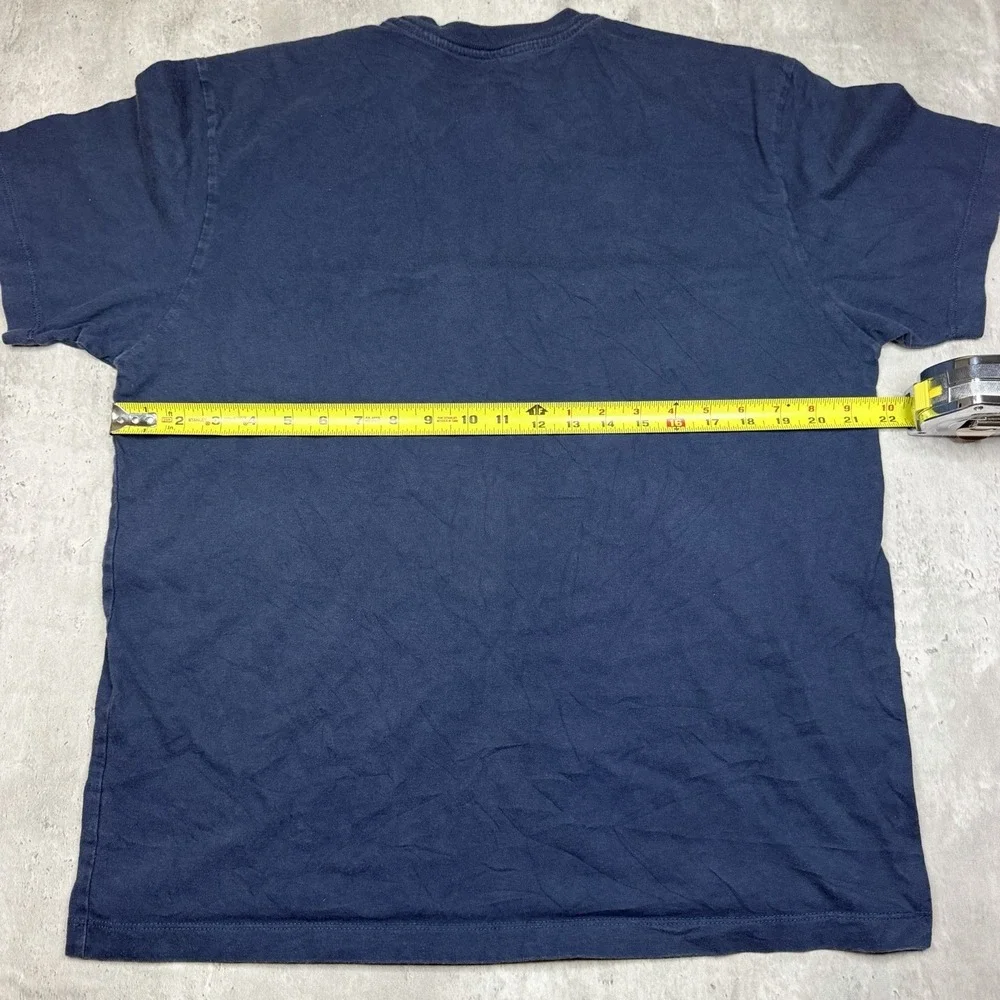 Banana Republic Shirt Men's L Navy Blue Bird Seagull Y2K Graphic Shirt